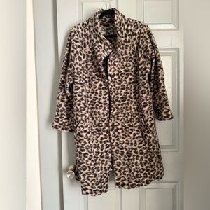 🐆 Christian Siriano Cheetah Print Coat 🐆 1X